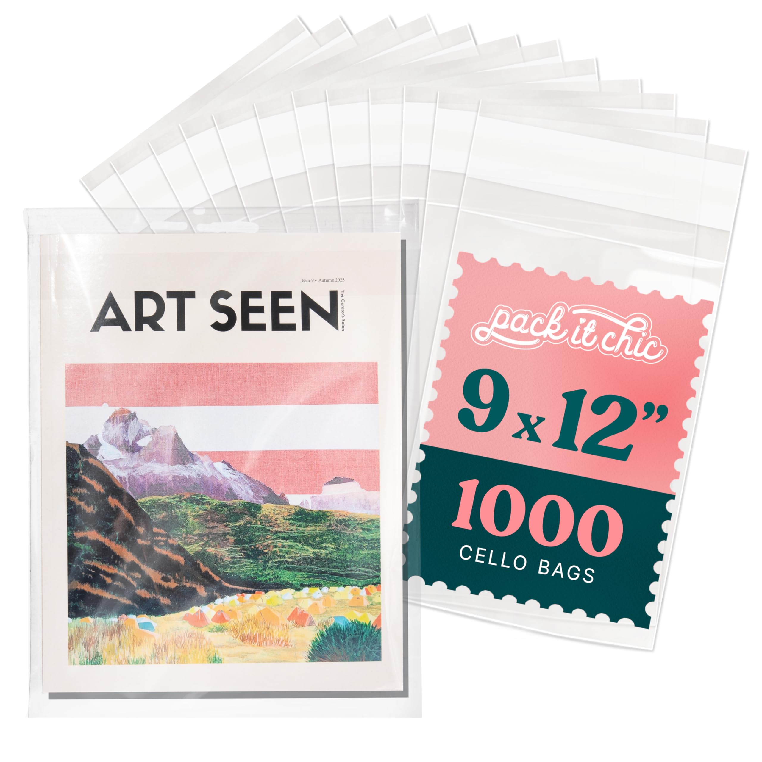 Amazon.com: Pack It Chic - 9” X 12” Self Sealing Cellophane Bags